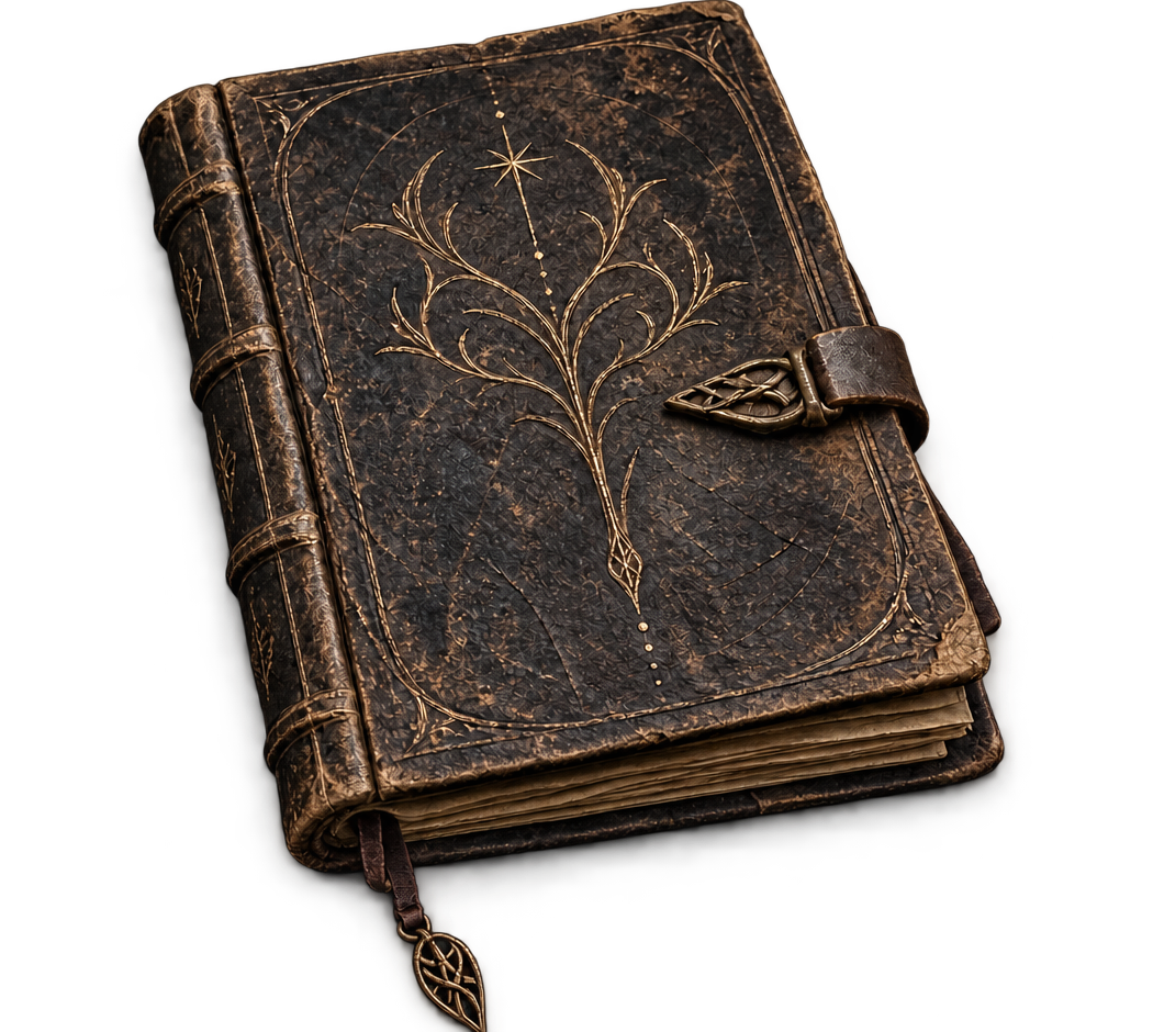 Lady Liriel’s worn, leather-bound journal